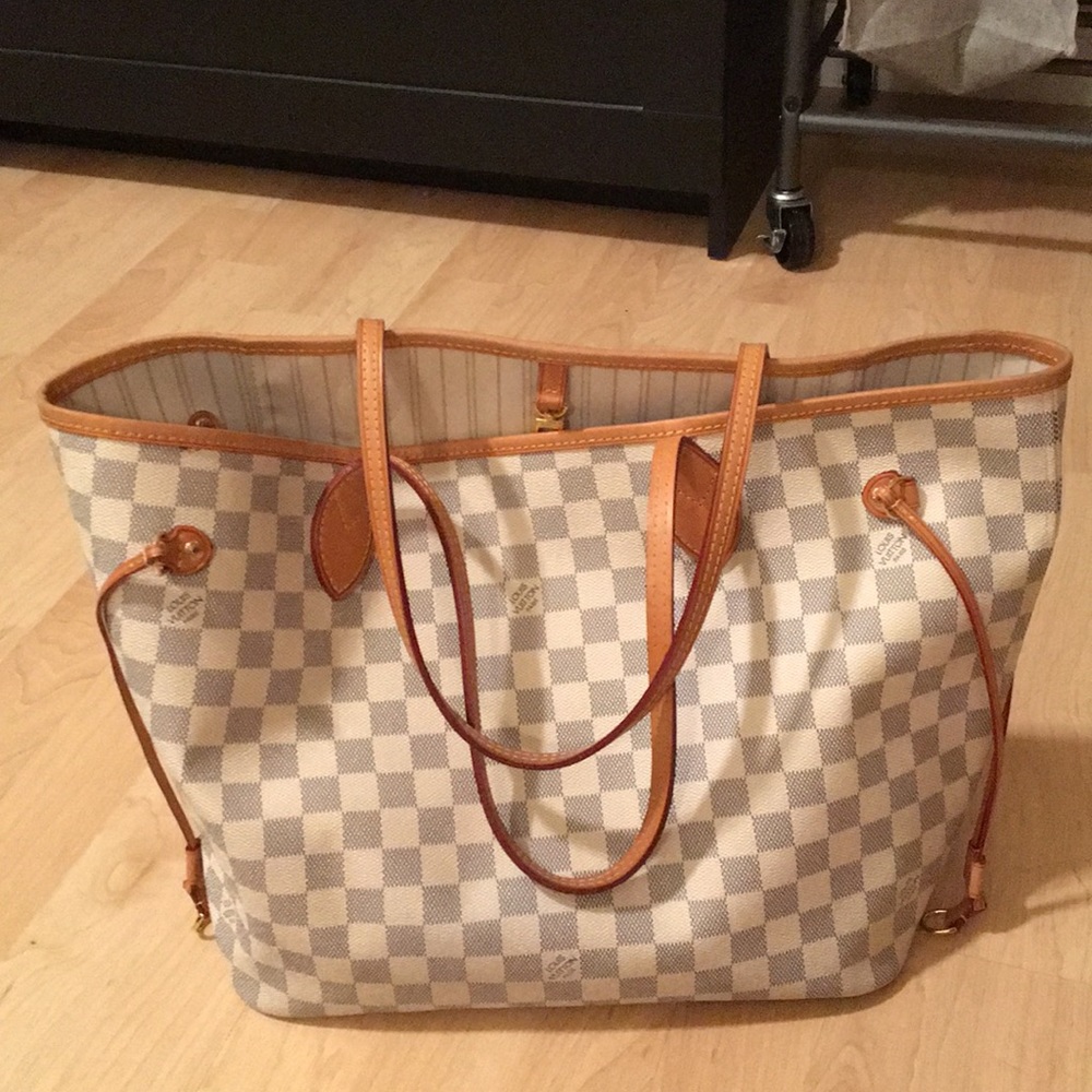 Louis Vuitton Neverfull MM Azur Used